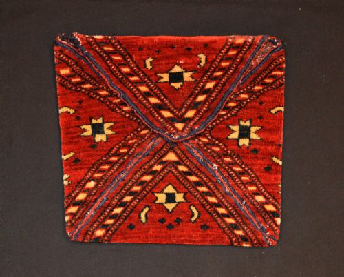 Antique Turkmen Bukcha (Wedding Mirror Bag), Goklen Tribe, Turkmenistan, Central Asia.