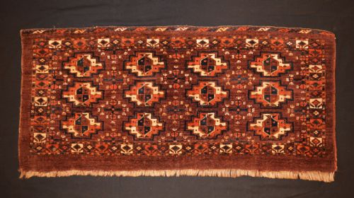 Antique Turkmen Torba, Arabachi Tribe, Middle Amu Darya Region, Turkmenistan, Central Asia.