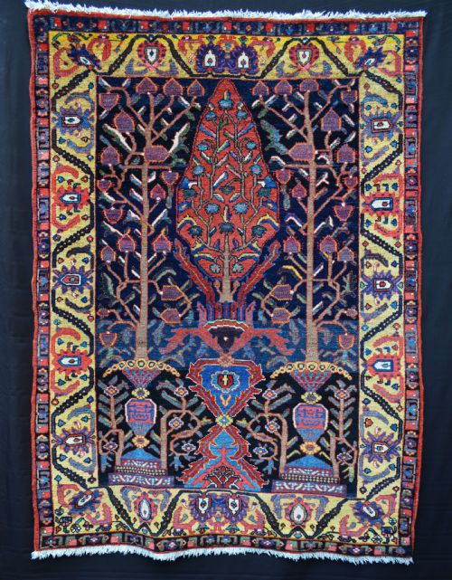 Antique Bakhtiari Khan Rug, the Chahar Mahal, Western Persia.