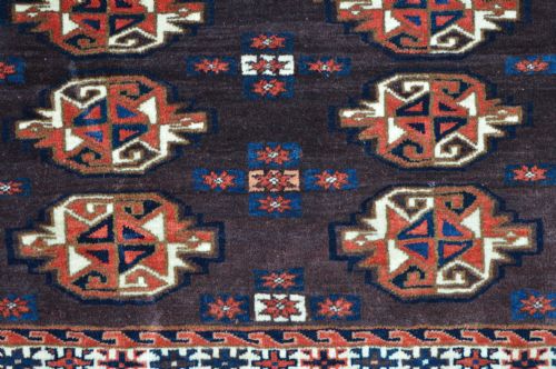fig 1. Antique Turkmen Chuval, Yomut Tribe, Trans-Caspian Steppes, Turkmenistan, Central Asia.