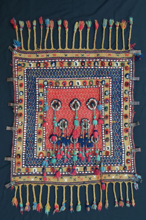 Antique Baby Cradle, Qashqa'i Nomads, Fars Province, South-west Persia.