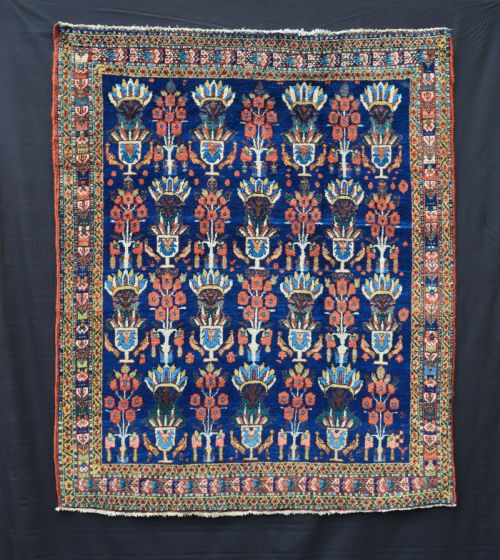 Antique Afshar Tribal Rug, Neiriz Region, Kerman Province, Southern Persia.