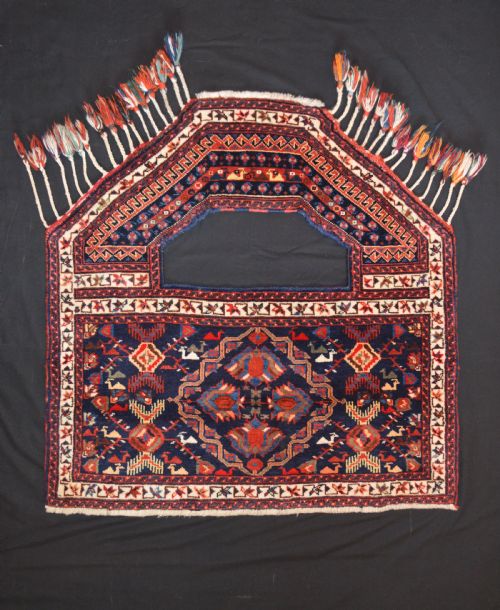 Antique Ceremonial Saddle-cover, Afshar Tribes, Kerman Province, South Persia.