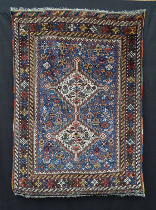 Antique Khamseh Confederacy Rug, Arab Jabareh Taifeh, Ghani Sub-tribe, South-west Persia.