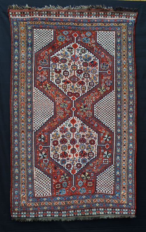 Antique Khamseh Confederacy Rug, Baharlu Taifeh, South-west Persia.