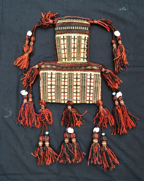 Antique Salt-bag, Zaggar Mangal Nomads, South-east Persian Border with Baluchistan.