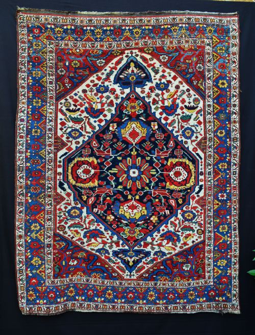 Antique Khamseh Confederacy Tribal Rug, Baharlu Sub-tribe, South-west Persia.