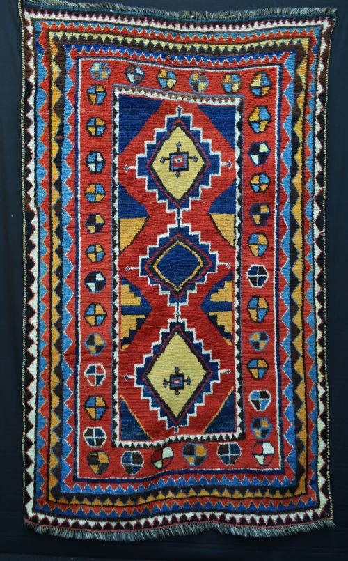 Antique Gabbeh, Luri Nomads, Luristan, Western Persia.