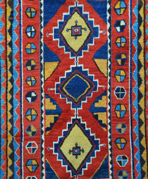 fig 1. Antique Gabbeh, Luri Nomads, Luristan, Western Persia.