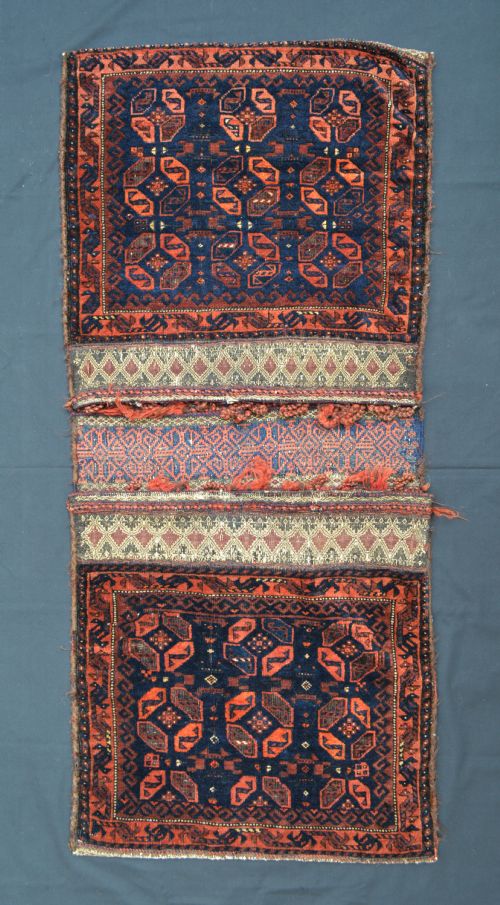 Antique Pair of Saddle-bags, Timuri Tribes, Western Afghanistan.