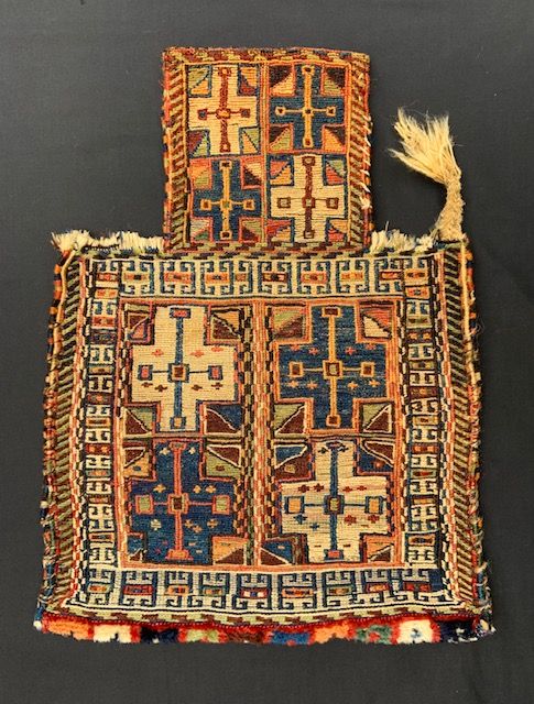 Antique Salt-bag, Bakhtiari Nomads, the Chahar Mahal, West Persia.