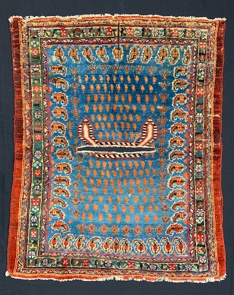 Antique Saddle-cover, Afshar Nomads, South Persia.