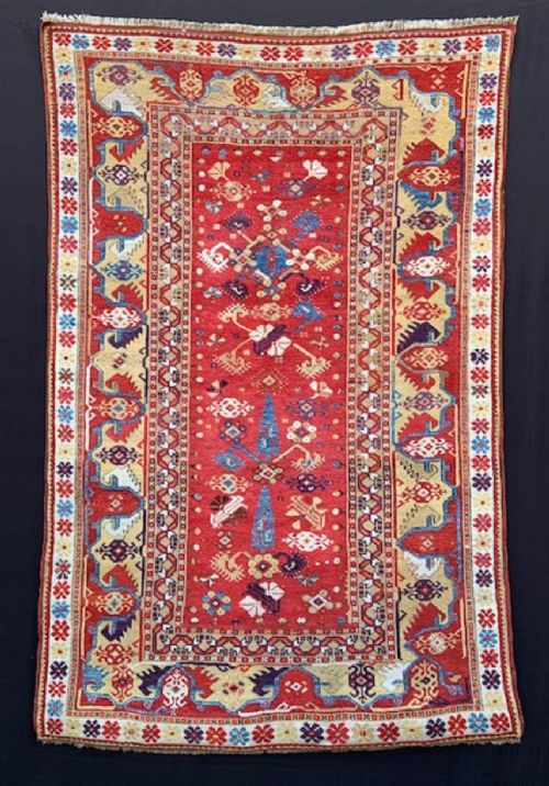 Antique Milas Rug, Central Anatolia.