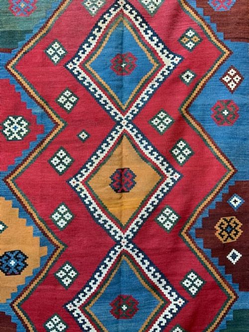 fig 1. Antique Kilim, Qashqa'i Nomads, Fars Province, South-West Persia.
