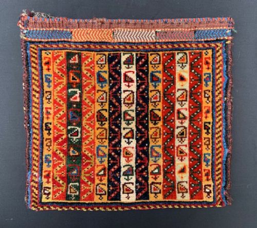 Antique Vanity-bag, Qashqa'i - Kashkuli Nomads, Fars Province, South-west Persia.