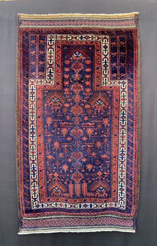 Antique Prayer-rug, Timuri Tribes, Borderlands of Eastern Persia / Western Afghanistan.