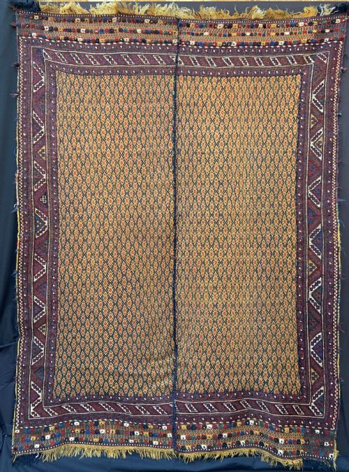 Antique Soumak Flat-weave, Afshar Nomads, Kerman Province, Southern Persia.