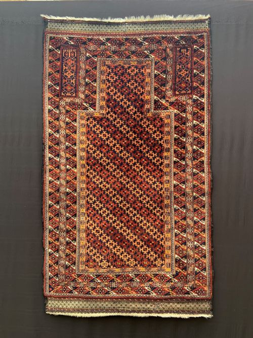 Antique Prayer-rug, Timuri - Salar Khani Tribe, Borderlands of Eastern Persia/western Afghanistan.