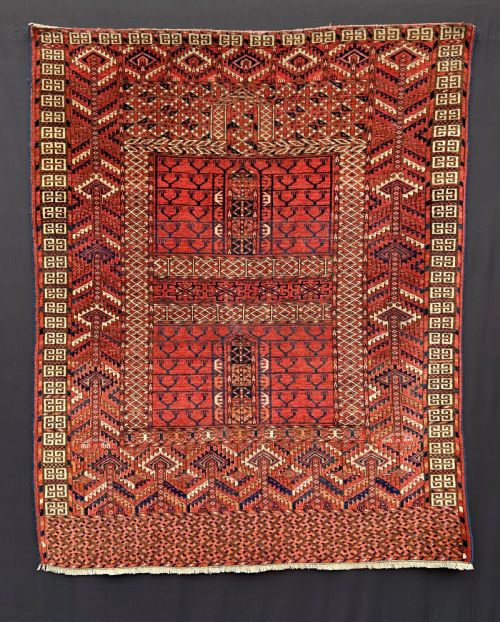Antique Turkmen Engsi, Teke Tribe, Merv Oasis, Turkmenistan, Central Asia.