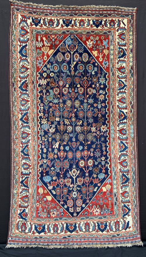 Antique Qashqa'i Rug, Kashkuli Tribe, Fars Province, South-west Persia.
