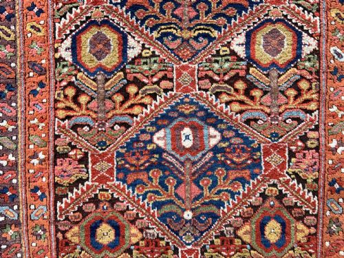 fig 1. Antique Kurdish Rug, Sa'uj Bulagh, Eastern Kurdistan.