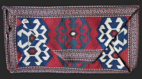 Antique Mafrash (Cargo-bag), Shahsevan Nomads, Moghan Region, Azerbaijan.