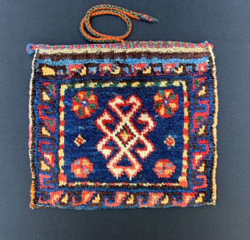 Antique Vanity-bag, Afshar Nomads, Kerman Province, Southern Persia.