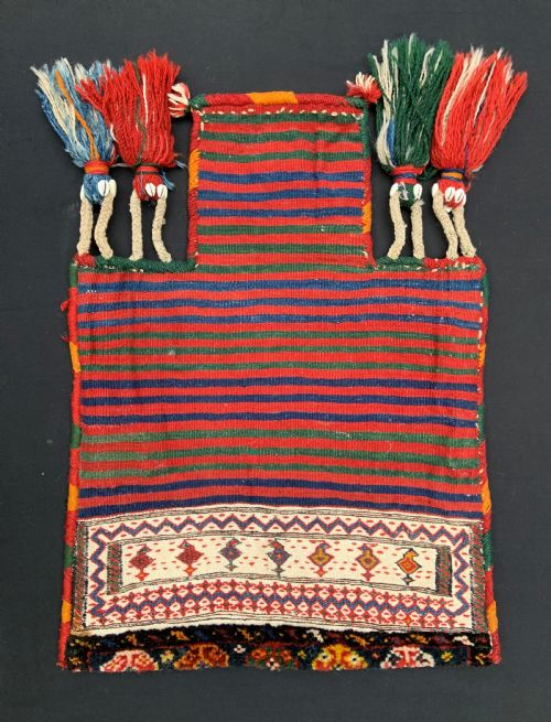 fig 1. Antique Salt-Bag, Bakhtiari Nomads, The Chahar Mahal Region, Western Persia.