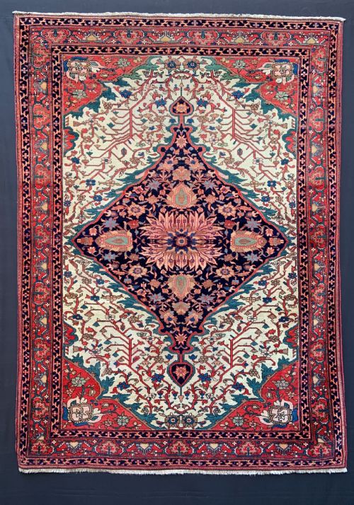 Antique Malayer Rug, Village of Mishen, North-west Persia.