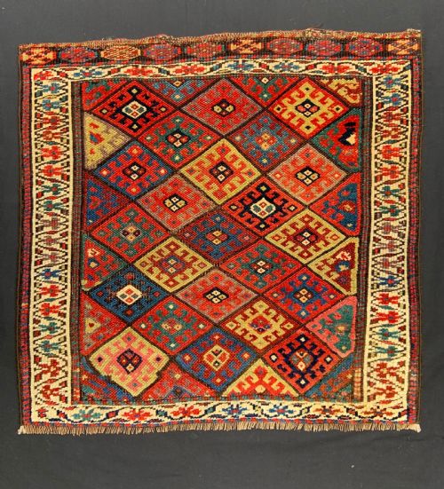 Antique Half Saddle-bag Face, Kurdish - Jaf Tribes, Kurdistan.