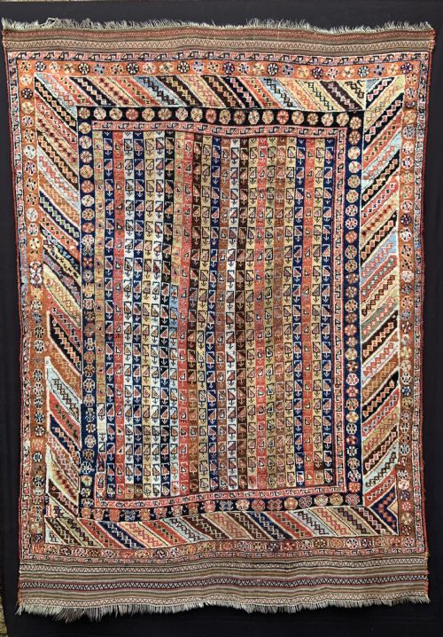 Antique Qashqa'i Rug, Shekarlu Sub-tribe, Fars Province, South-west Persia.
