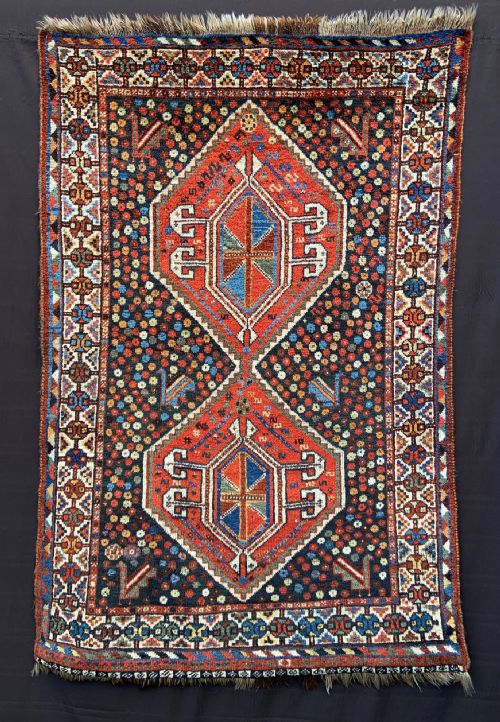 Antique Luri Tribal Rug, Luristan, Western Persia.