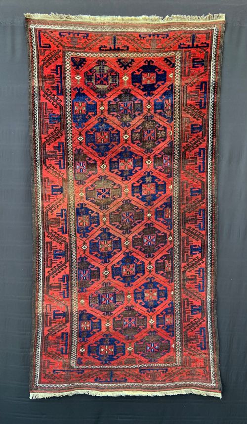 Antique Baluch Tribal Rug, Khorassan, North-east Persia.