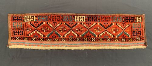 Antique Turkmen Germech, Ersary Tribe, Middle Amu Darya Region, Turkmenistan, Central Asia.