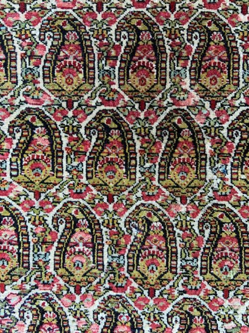 fig 1. Senneh Rug, Senneh, Persian Kurdistan.
