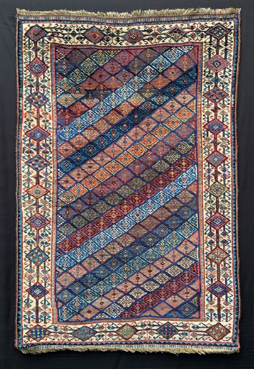 Antique Qashqa'i Rug, Shekarlu Sub-tribe, Fars Province, South-west Persia.