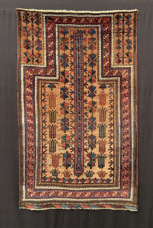 Antique Prayer-rug, Timuri Tribes, Borderlands of East Persia/west Afghanistan.