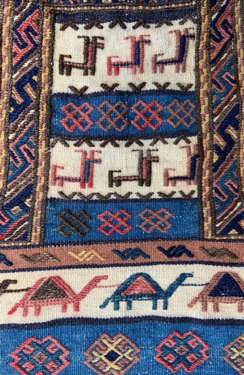 fig 1. Antique Salt-Bag, Kordi Tribes of Quchan, Khorassan Province, North-East Persia.