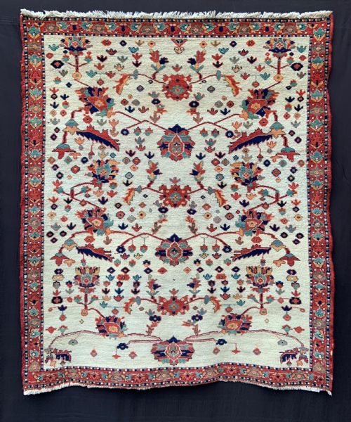 Antique Afshar Rug, Neiriz, Kerman Province, South Persia.