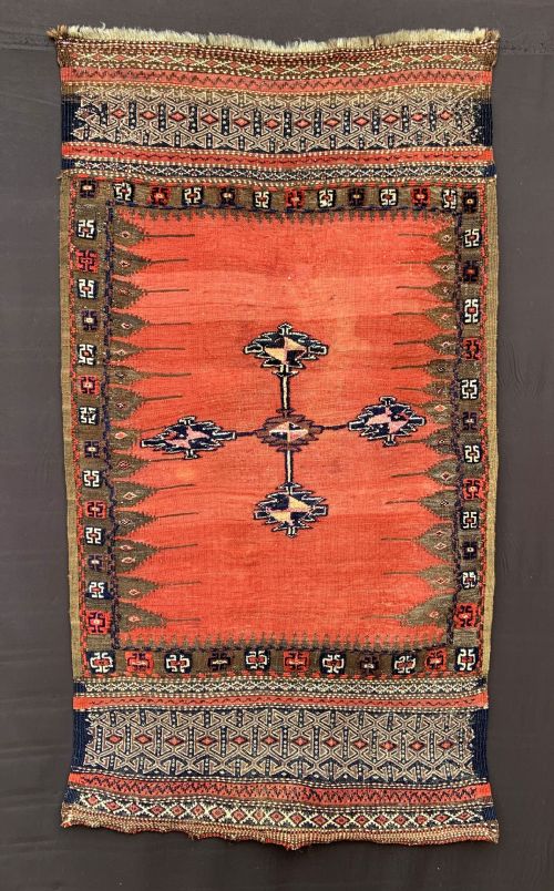 Antique Flatweave Dining Sofreh, Timuri Tribes, Borderlands of Eastern Persia/western Afghanistan,