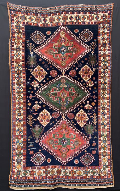 Antique Gabbeh, Qashqa'i Tribes, Fars Province, South-west Persia.
