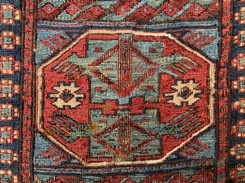 fig 1. Antique Chanteh (Vanity-bag), Shahsevan Nomads, Moghan Region, Azerbaijan.
