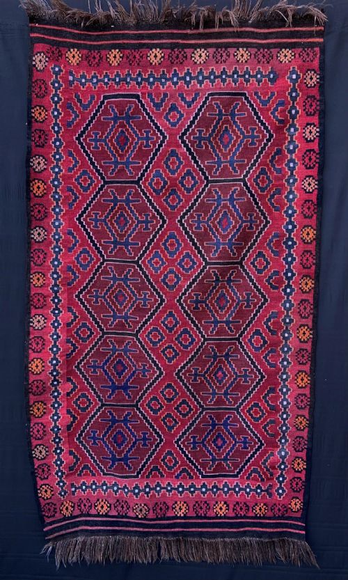 Antique Afghan Kilim, Northern Afghanistan.
