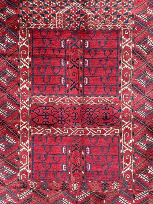 fig 1. Antique Turkmen Engsi, Teke Tribes, Turkmenistan, Central Asia.