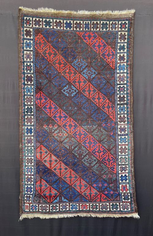 Antique Baluch Rug, Bahluli Sub-tribe, South-eastern Persia.