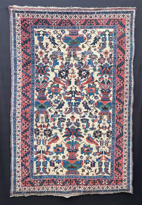 Antique Afshar Tribal Rug, Sirjan Region, Kerman Province, South Persia.