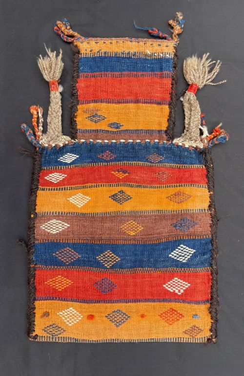 Antique Salt-bag (Namakdan), Luri Nomads, Luristan, Western Persia.