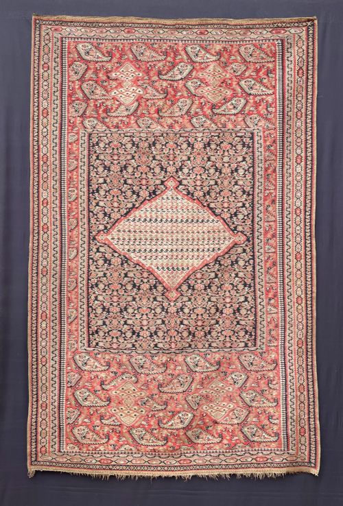 Antique Kilim, Senneh, Persian Kurdistan.