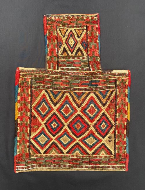 Antique Namakdan (Salt-bag), Kordi Nomads, Quchan Region, Khorassan Province, North-east Persia.