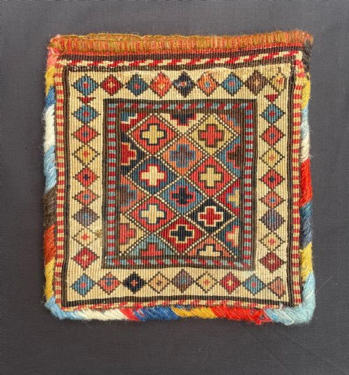 Antique Vanity-bag (Chanteh), Shahsevan Nomads, Moghan Region, Azerbaijan.